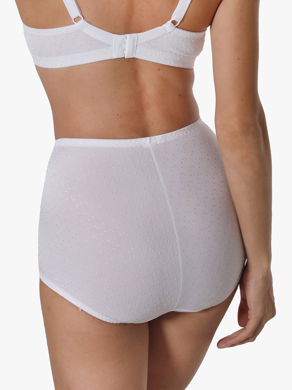 Sassa Miederhose Miederslip DOT JACQUARD (Stück, 1-St) Zwickel