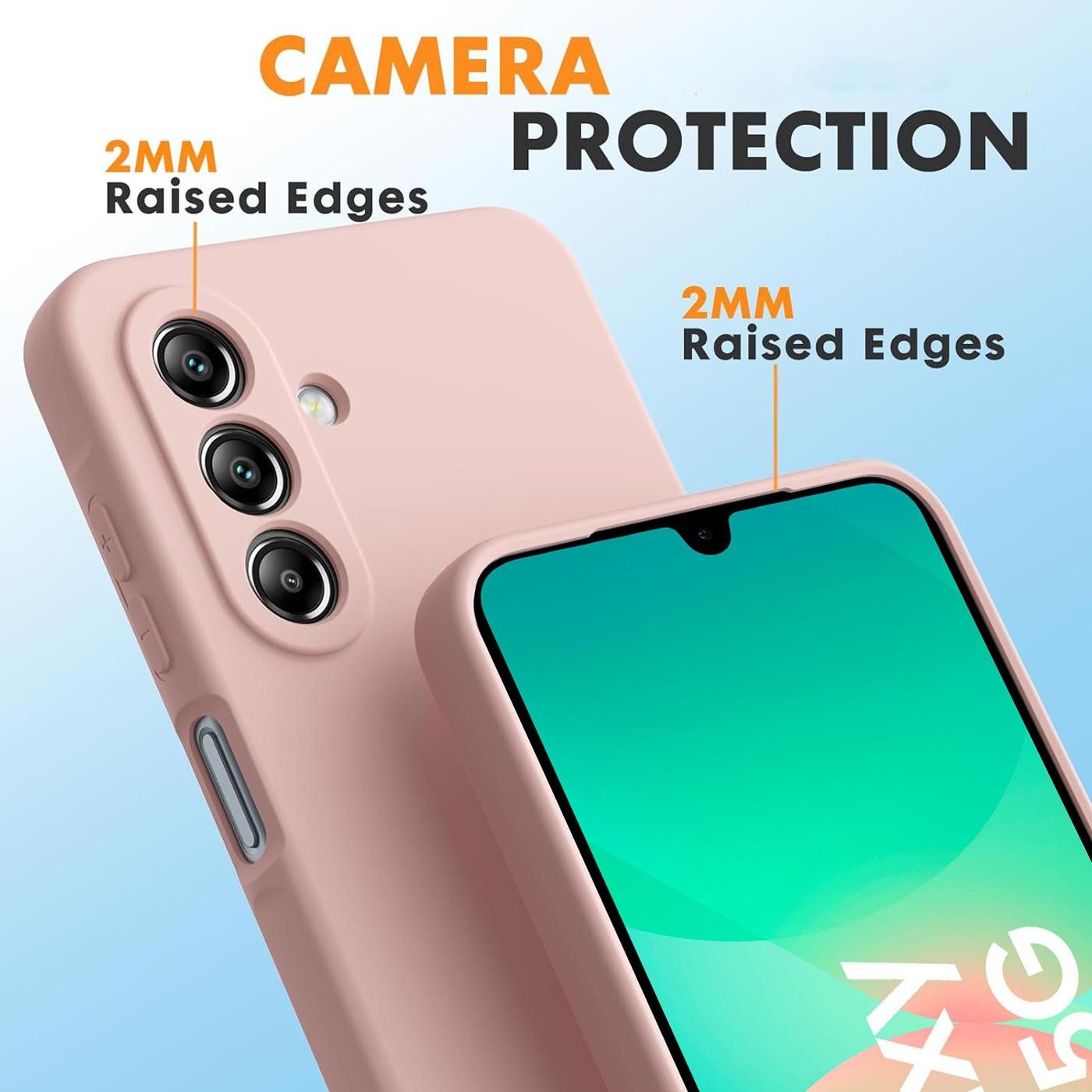 CoolGadget Handyhülle Silikon Colour Series Slim Case für Samsung Galaxy A26 5G 6,7 Zoll, Hülle weich Handy Cover für Samsung A26 5G Schutzhülle – Bild 2 von 5