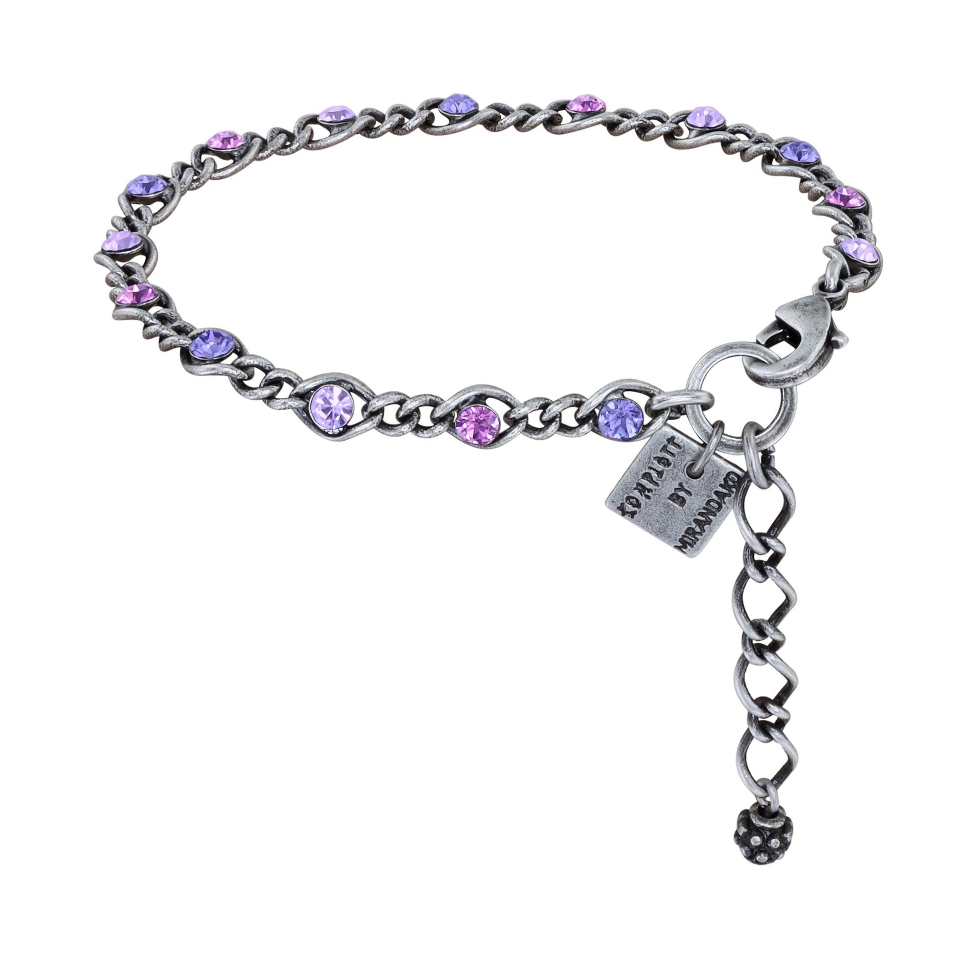 KONPLOTT Perlenarmband Konplott Armband Magic Fireball lila Antik Silber 1-tlg mehr