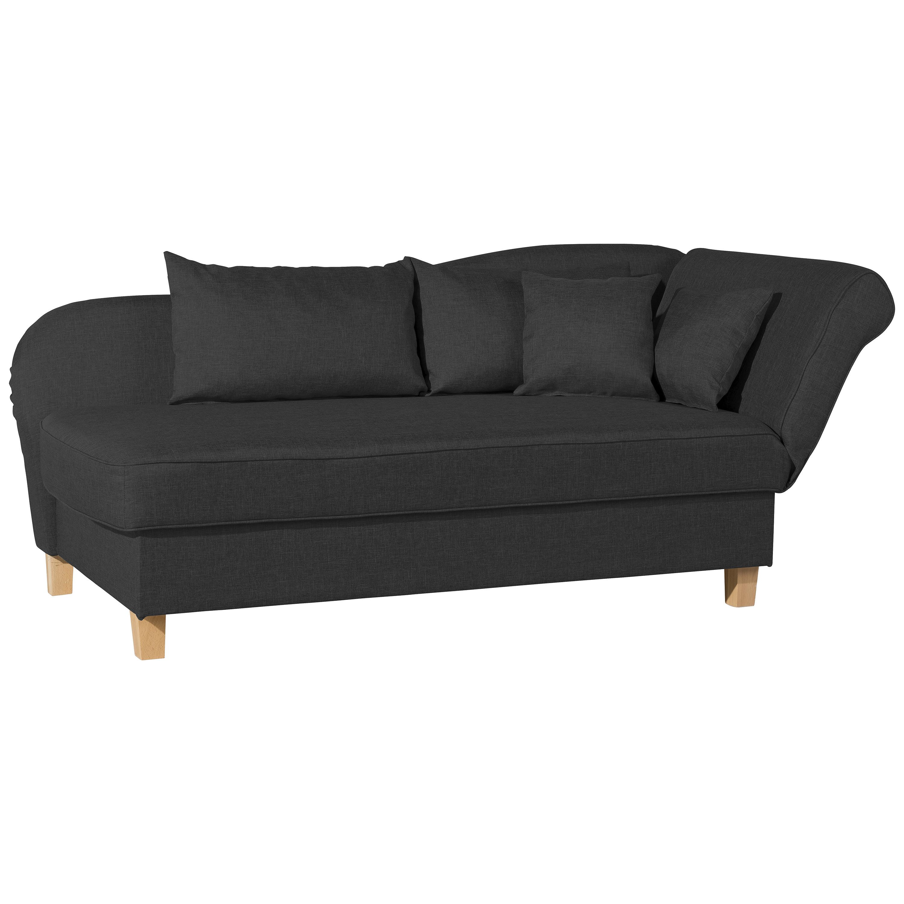 Max Winzer® Recamiere Selma, Recamiere Armteil rechts klappbar, Federkern, Bettkasten, Bettfunktion