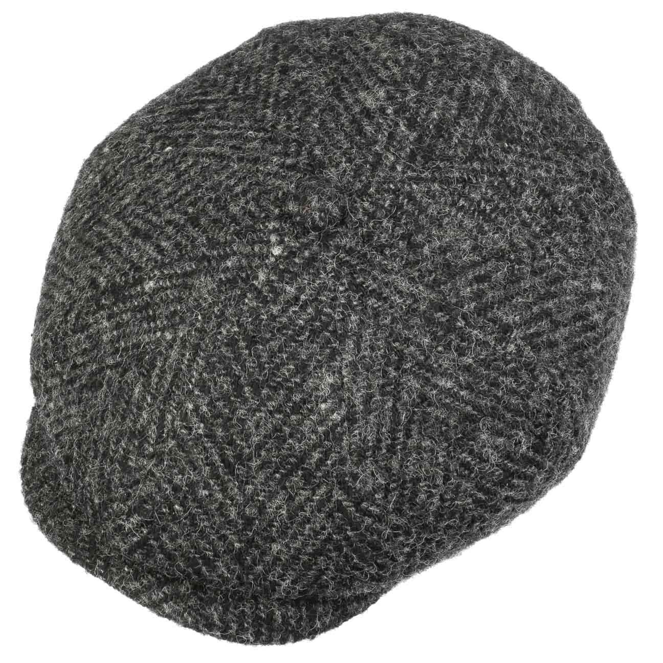 Stetson Flat Cap (1-St) Ballonmütze mit Schirm, Made in Germany