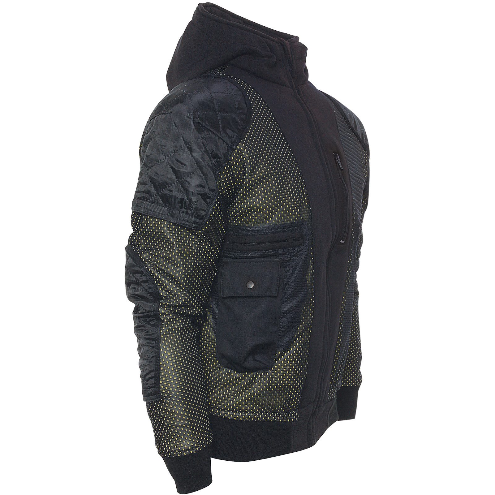 Bores Motorradjacke Bores Safety 3 Baumwoll-Hoodie schwarz atmungsaktiv