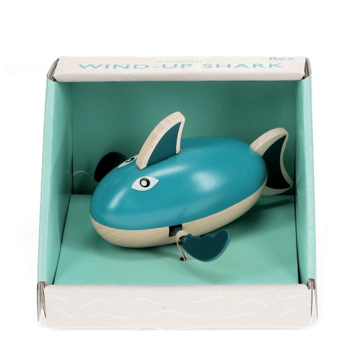 Rex London Badespielzeug Badespielzeug Hai schwimmt auf dem Wasser aufziehbar 18cm