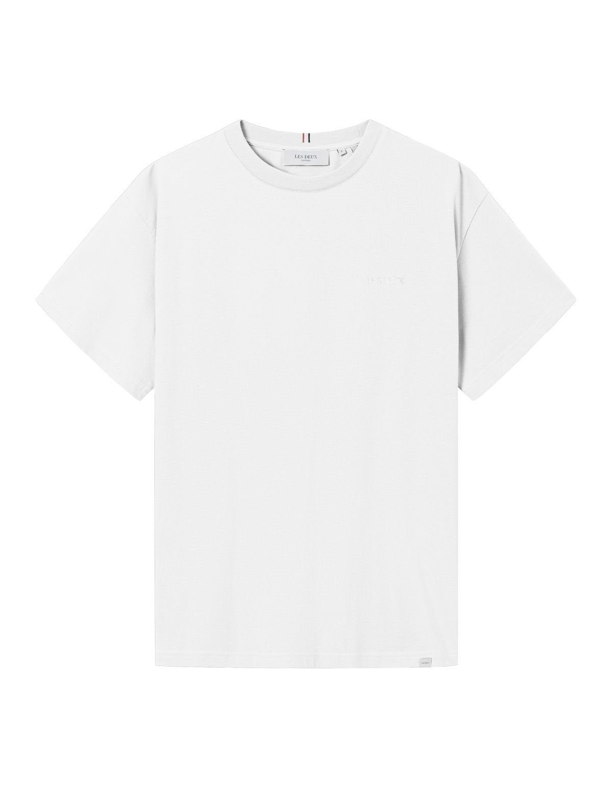 Les Deux T-Shirt 201810-White/Dark Sa