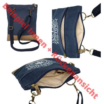 Beauty Thinxx Umhängetasche Crossbag Tasche "Patchwork Anker" (1-tlg), Hübsche kleine Tasche, ideale Freizeit Schultertasche!