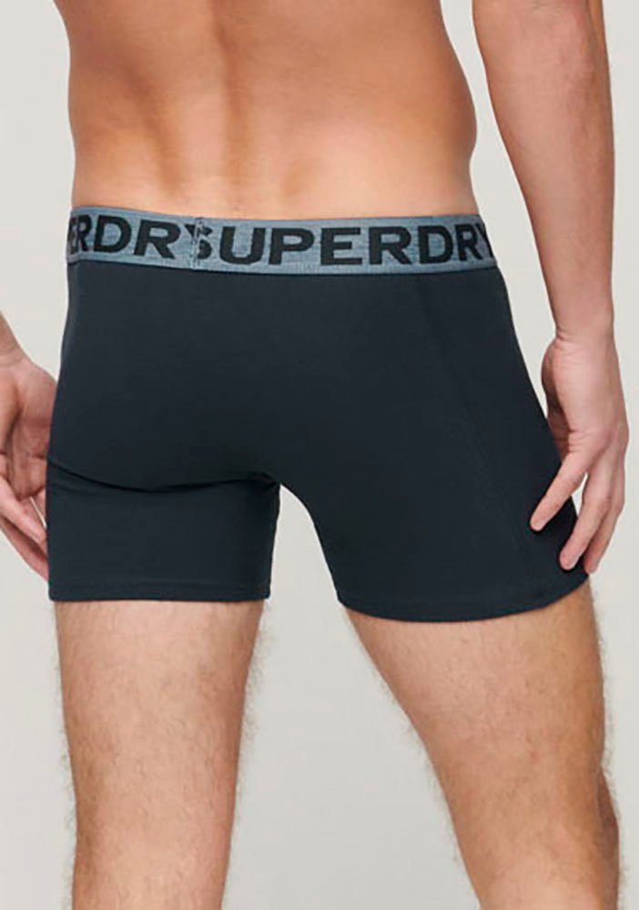 Eclipse BOXER (Packung, Boxershorts Superdry TRIPLE Navy PACK 3-St)