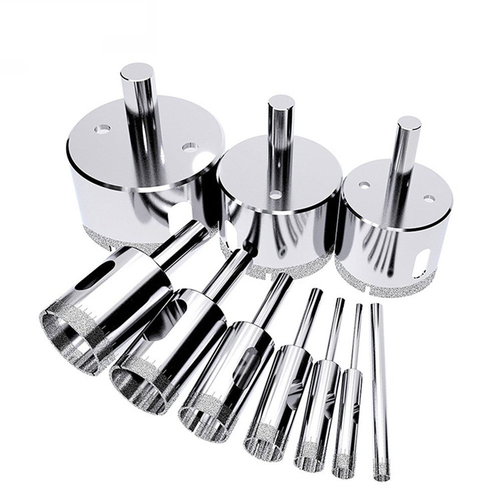OKWISH Bohrkrone 10er Set Keramikfliesen Bohrer Beschichtetes Bohrerwerkzeu günstig online kaufen