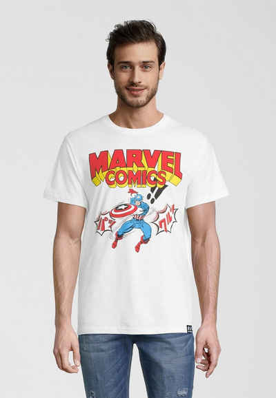 Recovered T-Shirt Marvel Comics Captain America Japan GOTS zertifizierte Bio-Baumwolle