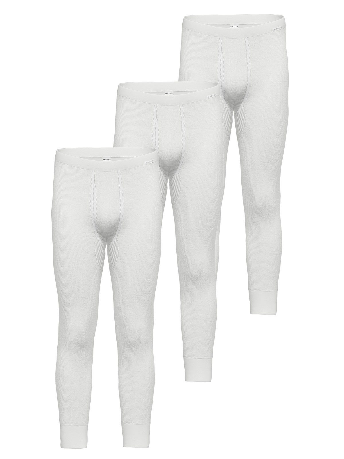 Ammann Lange Unterhose 3er Pack Hose lang mit Eingriff Day Classic / Dopp (Packung, 3-St) mit eingriff