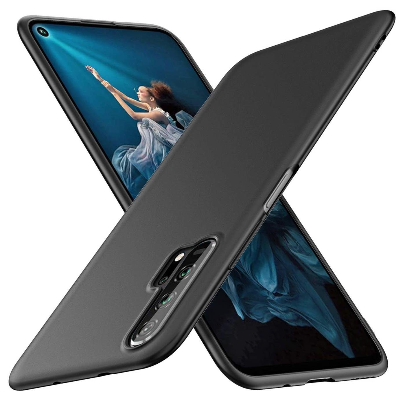 CoolGadget Handyhülle Black Series Handy Hülle für Honor 20 Pro 6,3 Zoll, Edle Silikon Schlicht Robust Schutzhülle für Honor 20 Pro Hülle