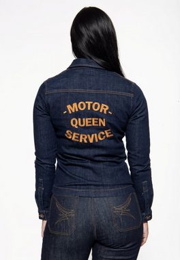 QueenKerosin Hemdbluse Motor Queen Service im Workwearstyle