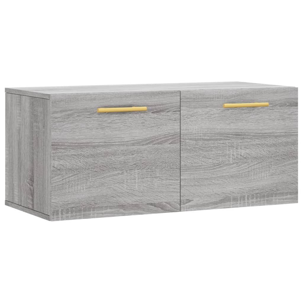 vidaXL Hängeschrank Wandschrank Grau Sonoma 80x36,5x35 günstig online kaufen