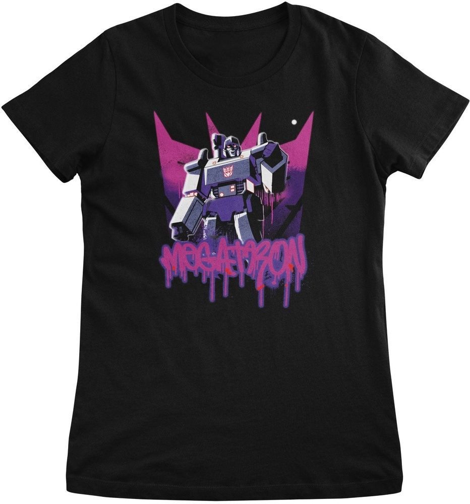 Transformers T-Shirt Megatron Graffiti Girly Tee