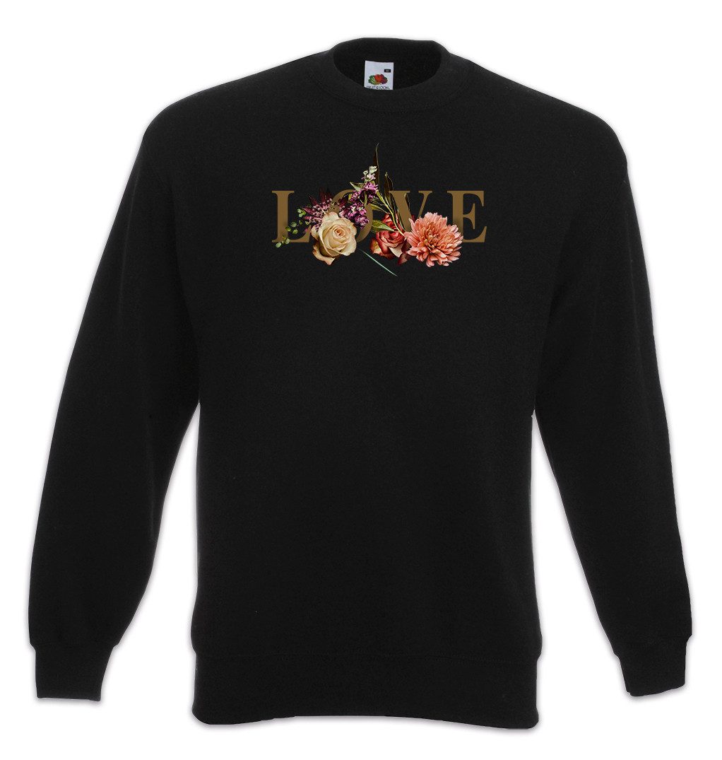 Urban Backwoods Sweatshirt Love Flowers Sweatshirt Blumen Blume Liebe Tatto günstig online kaufen