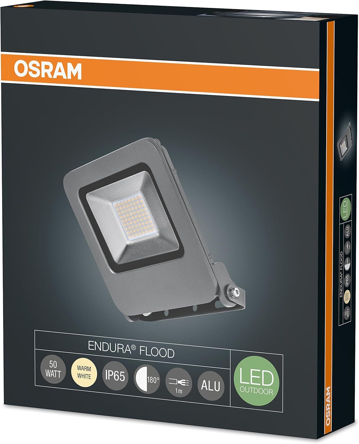 Osram Außen-Wandleuchte Osram LED Endura Flood Fluter, für Außenanwendungen, Warmweiß, 226, 0, Osram LED Endura Flood Fluter, für Außenanwendungen, Warmweiß, 226, 0