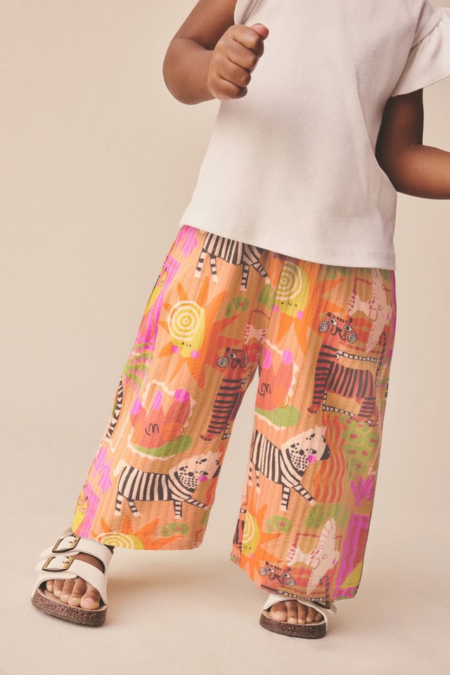 Next Stoffhose Hose mit weitem Bein (1-tlg)