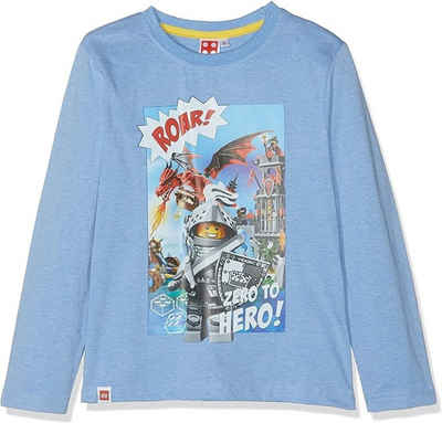 LEGO® kidswear Langarmshirt Langarm T-Shirt Jungen Sweatshirt Pulli hellblau 104 - 140