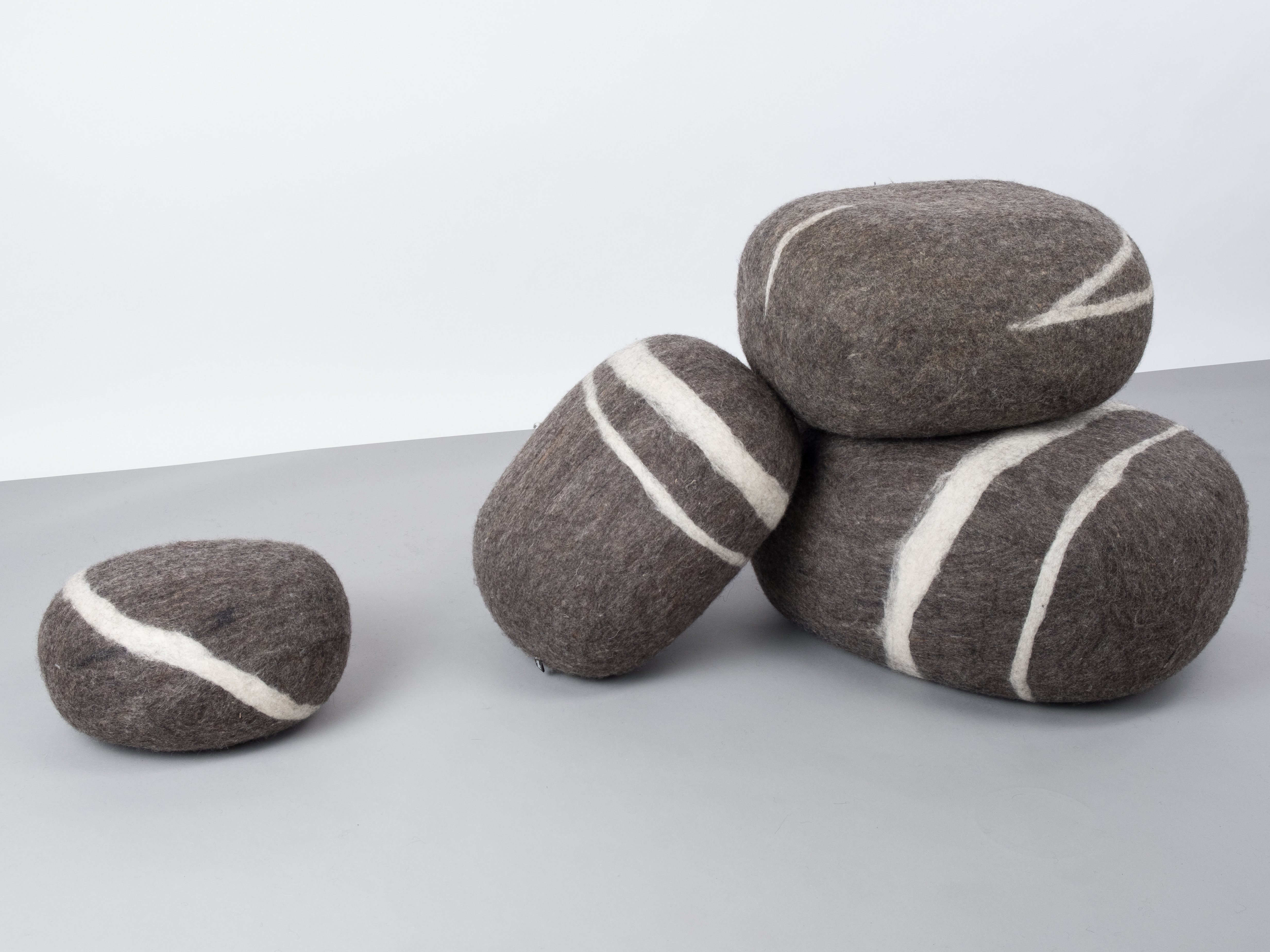 myfelt Pouf Filz Kieselstein (Pouf), aus günstig online kaufen
