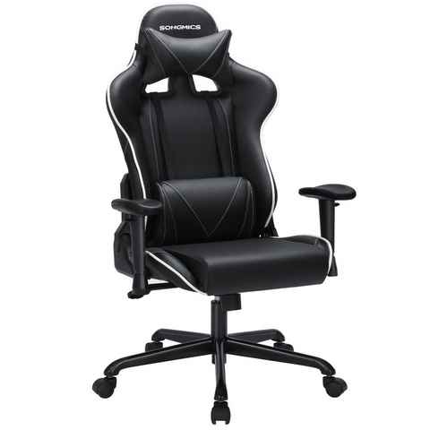 SONGMICS Gaming-Stuhl RCG47, Bürostuhl, Computerstuhl, Racing Chair, schwarz