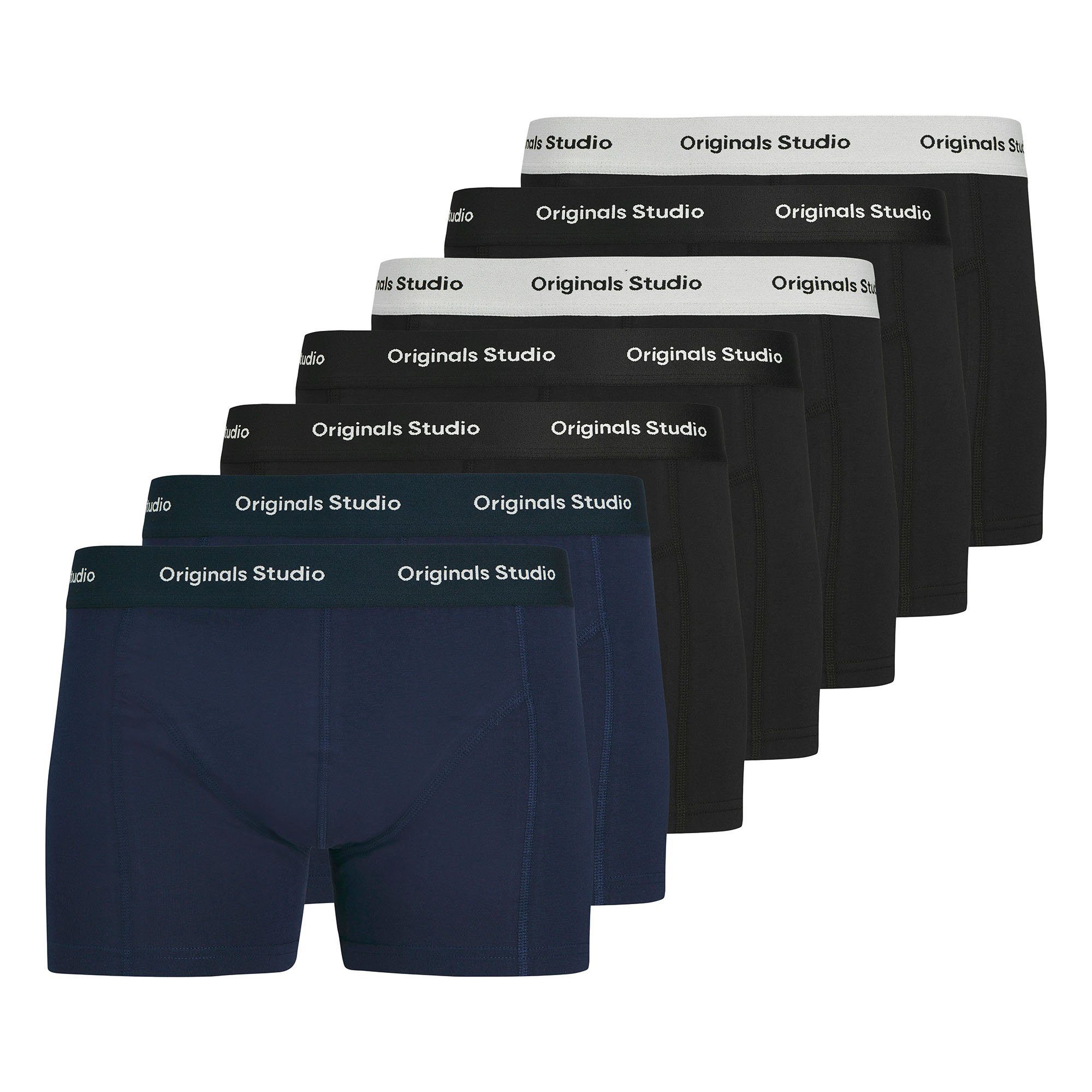 Jack & Jones Boxer Herren Boxershort 7er Pack Baumwolle (Packung, 7er Pack)