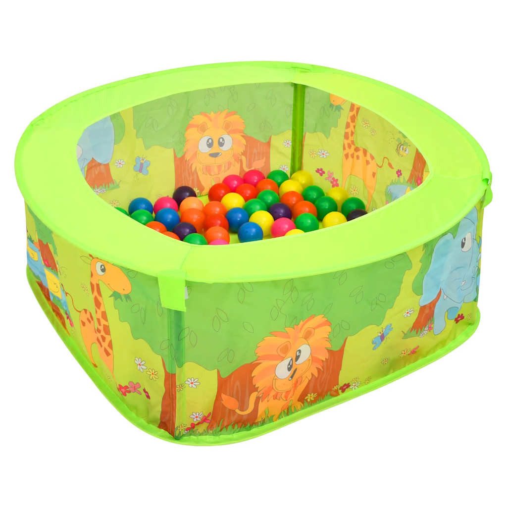 vidaXL Bällebad Bällebad mit 300 Bällen 75x75x32 cm