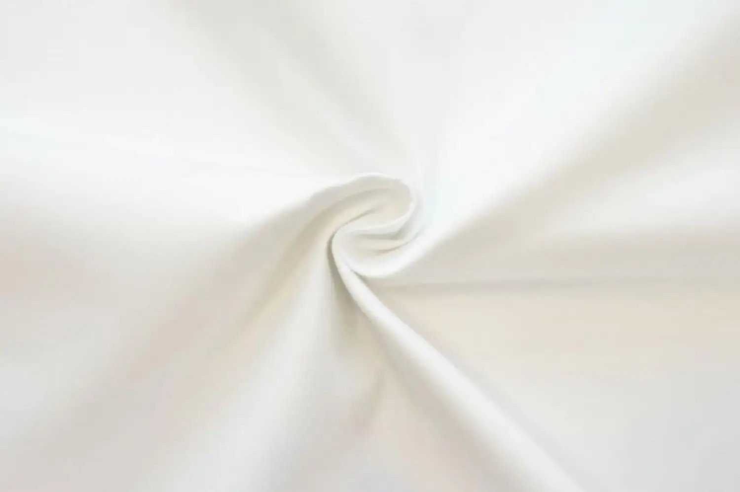 Stofferia Stoff Dekostoff Weichfließender Satin Saten Weiß, Meterware