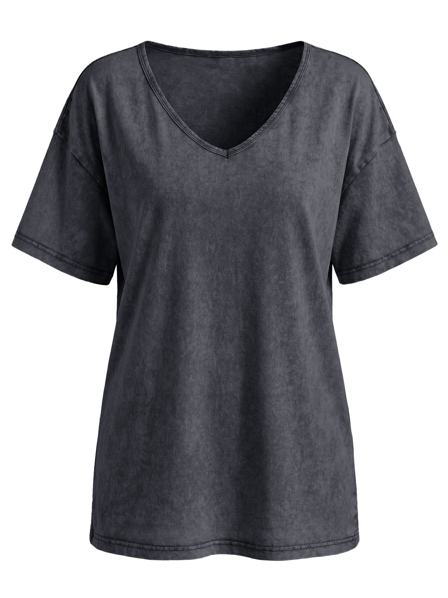 Imily Bela T-Shirt Damen Oversized Basic Kurzarmtop (Packung, 1-tlg., 1per- günstig online kaufen