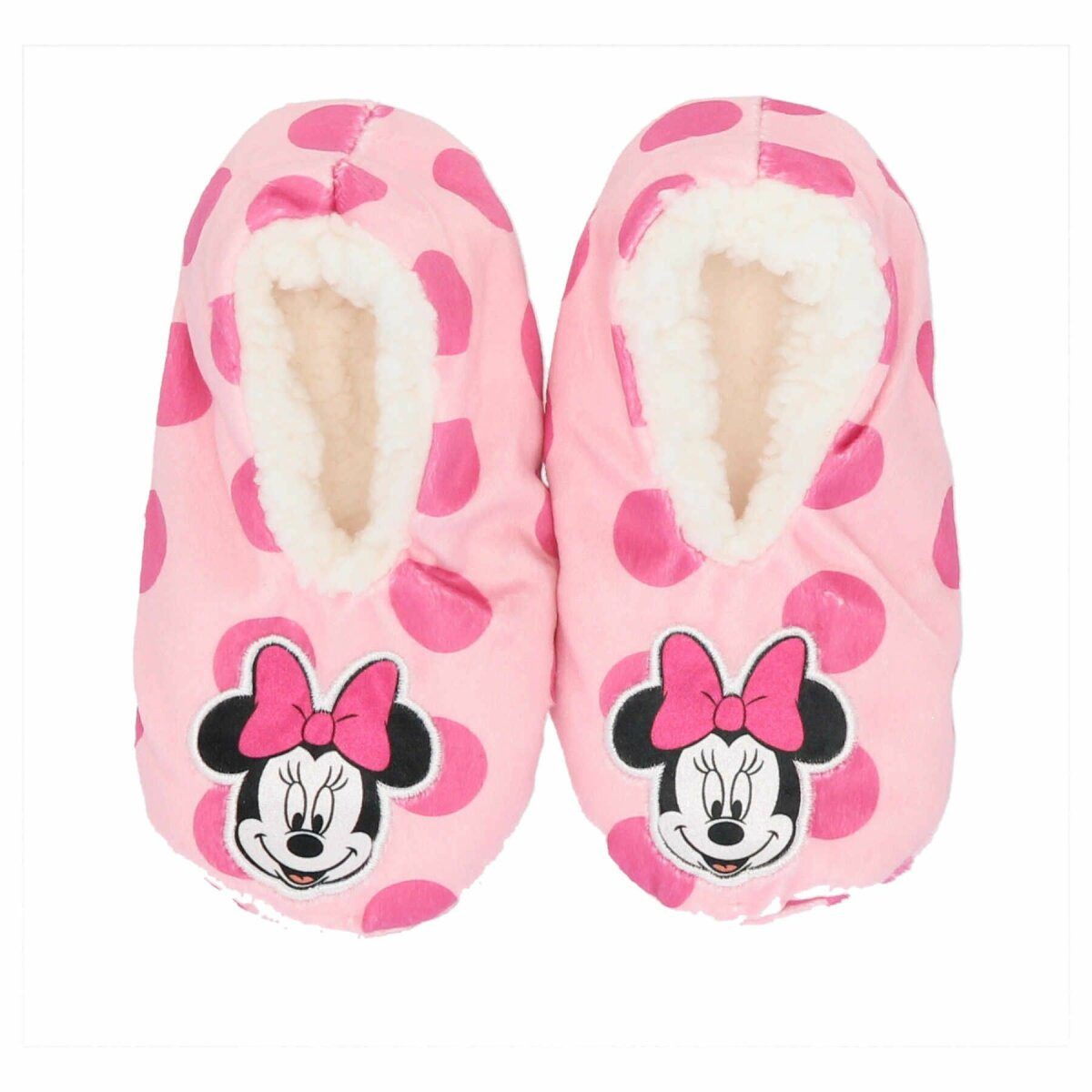 Disney Minnie Mouse Minnie Maus Kinder-Hausschuhe Bequeme Pantoffeln für Zuhause Hausschuh