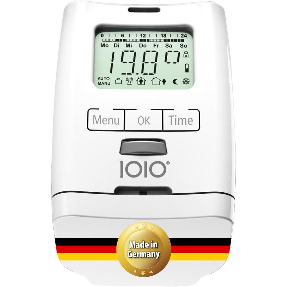 IOIO Heizkörperthermostat HT 2000 Heizungsthermostat digital programmierbar LCD Display, Heizungsregler elektronisches Thermostat Batterie Heizkörper Regler