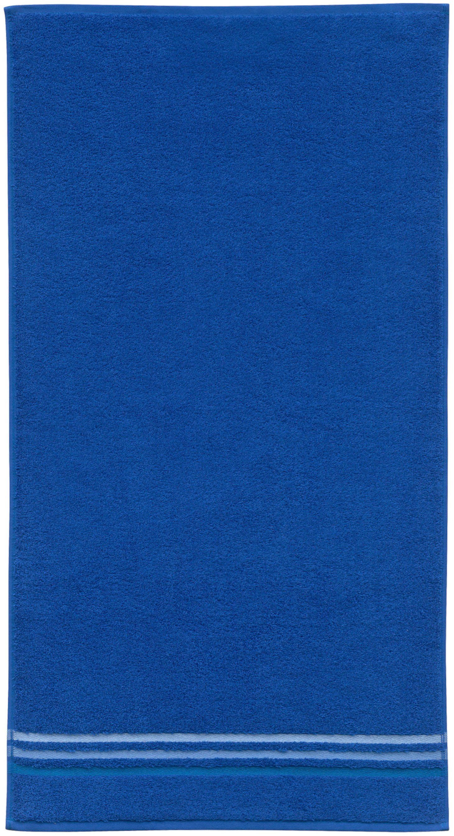 5er Frottier OEKO-TEX®-zertifiziert Skyline Gästehandtücher (5-St), IN Color royalblau Schiesser by Set, im GREEN MADE