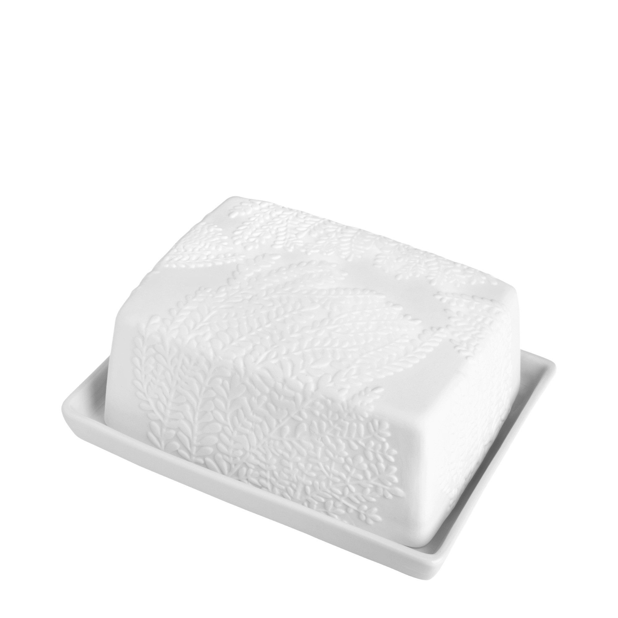Räder Butterdose räder Mix & Match Butterdose Farnblatt, Porzellan