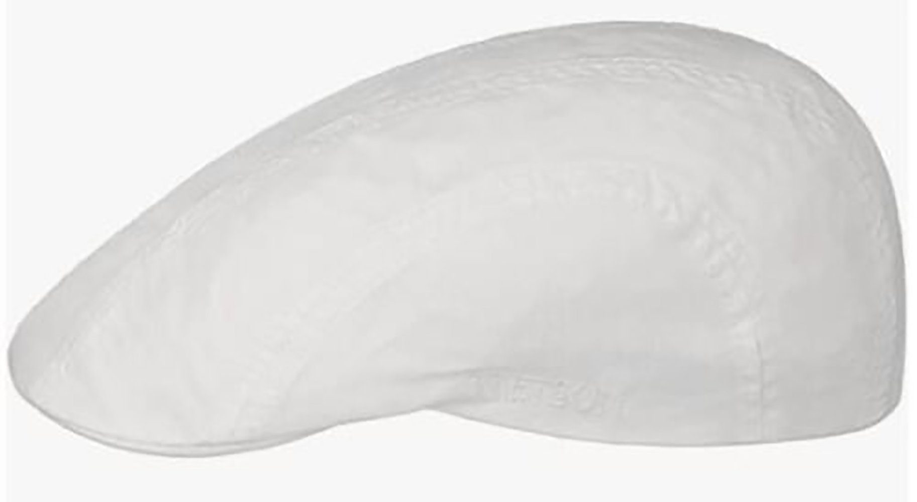 Weiß Flat Stetson Organic Bio-Baumwolle Madison Cap aus