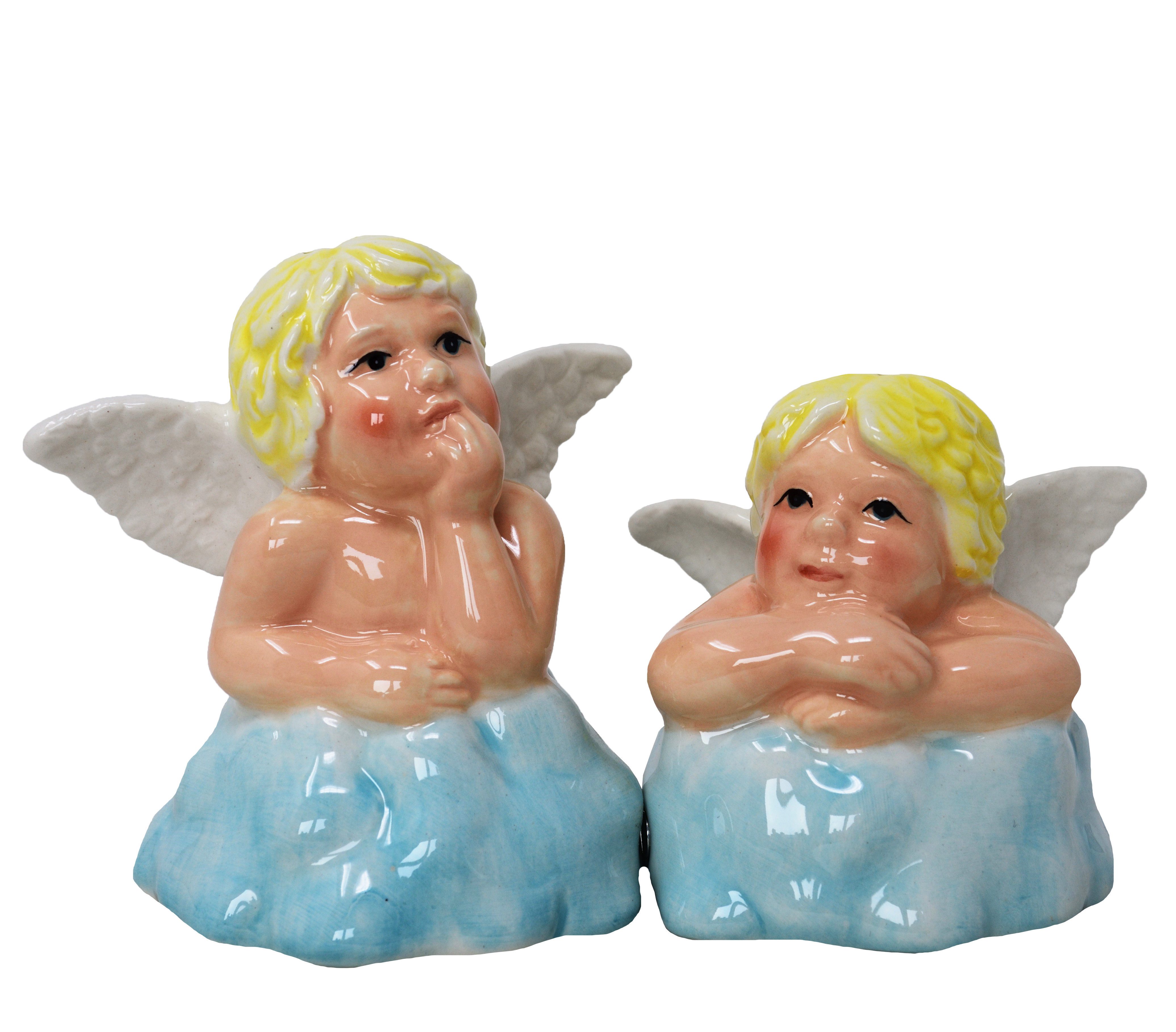 MystiCalls Salz- / Pfefferstreuer Salz- und Pfefferstreuer Engel Cupid Angels Weihnachten, (2-tlg), Mit Magneten verbunden