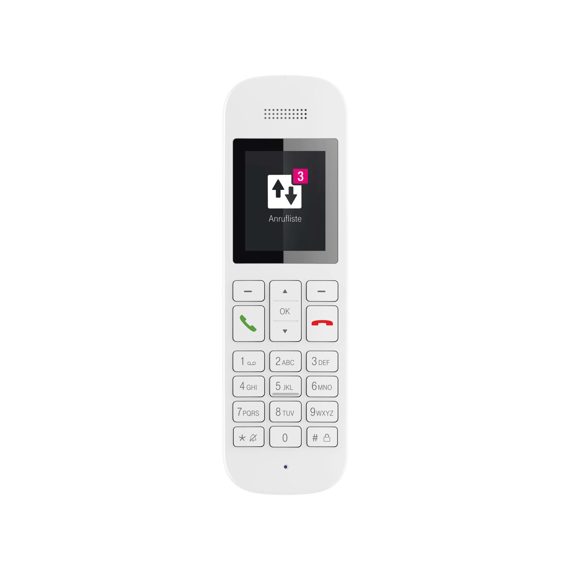 Telekom Sinus A12 Schnurloses Mobilteil (Mobilteile: 1, Weckfunktion, Freisprechen)