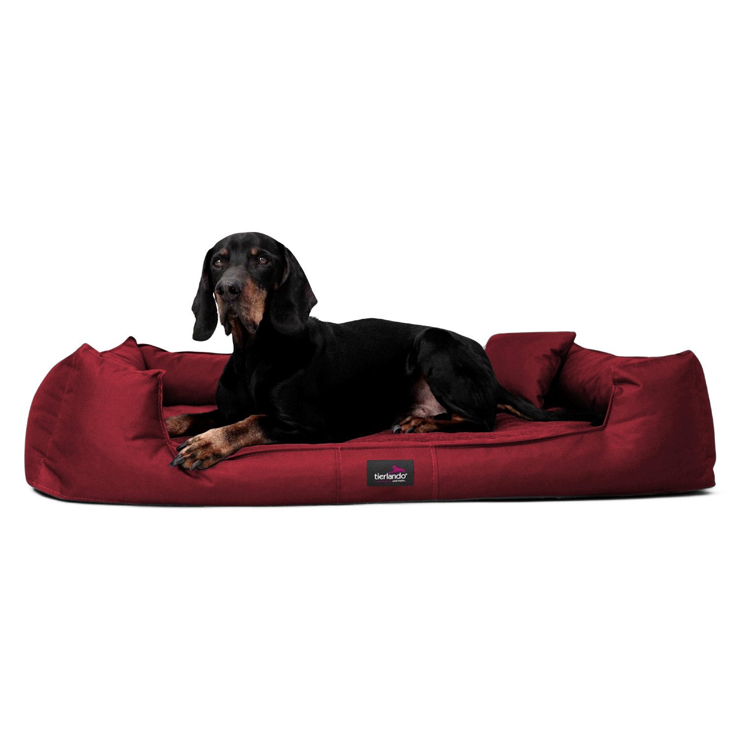 tierlando® Tierbett tierlando® Orthopädisches Hundebett GOOFY für große Hunde XL–XXX, Polyester, Matratzenschoner inklusive