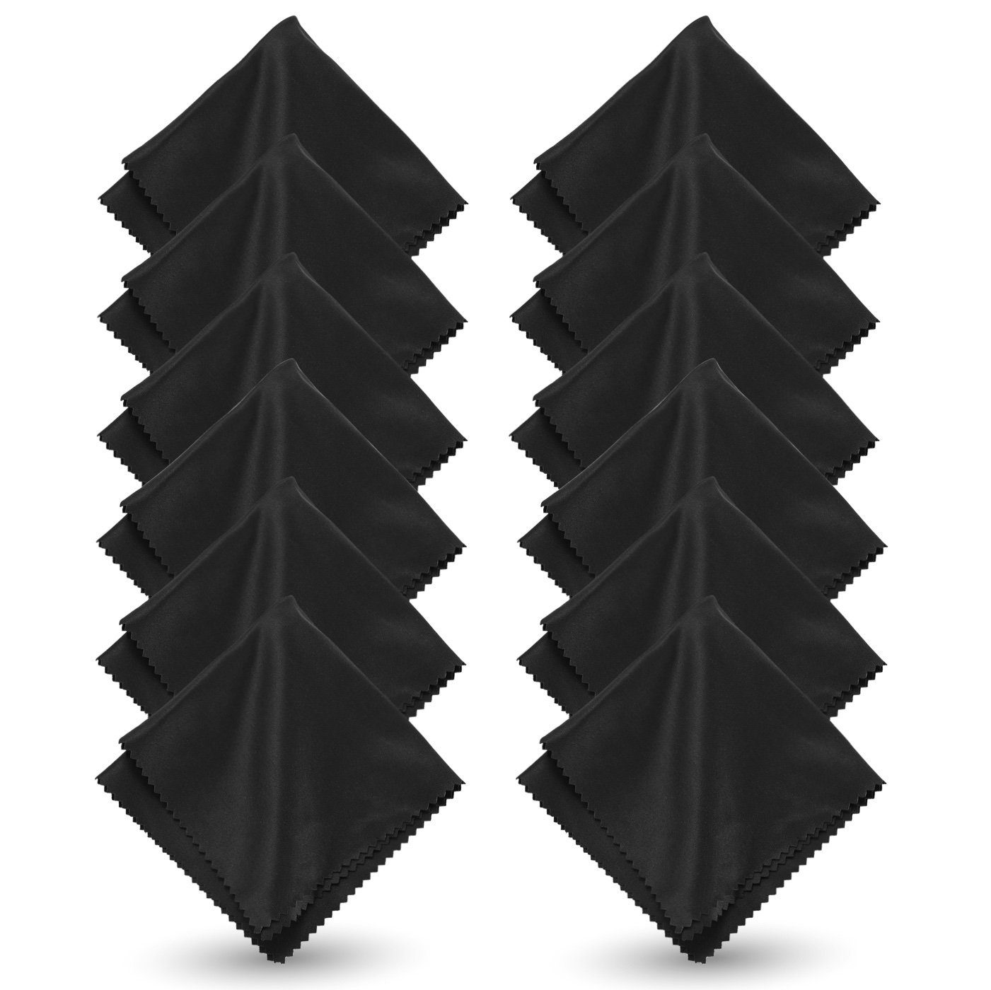 Everhomely® 20x Mikrofaser Brillenputztuch Brillen Reinigungstücher Brillenetui Reinigungstuch (20er Set, 20-tlg., 20 Stück)