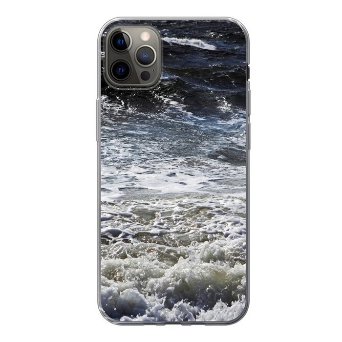 MuchoWow Handyhülle Nordsee - Wasser - Wellen Handyhülle Apple iPhone 13 Pro Max Smartphone-Bumper Print Handy
