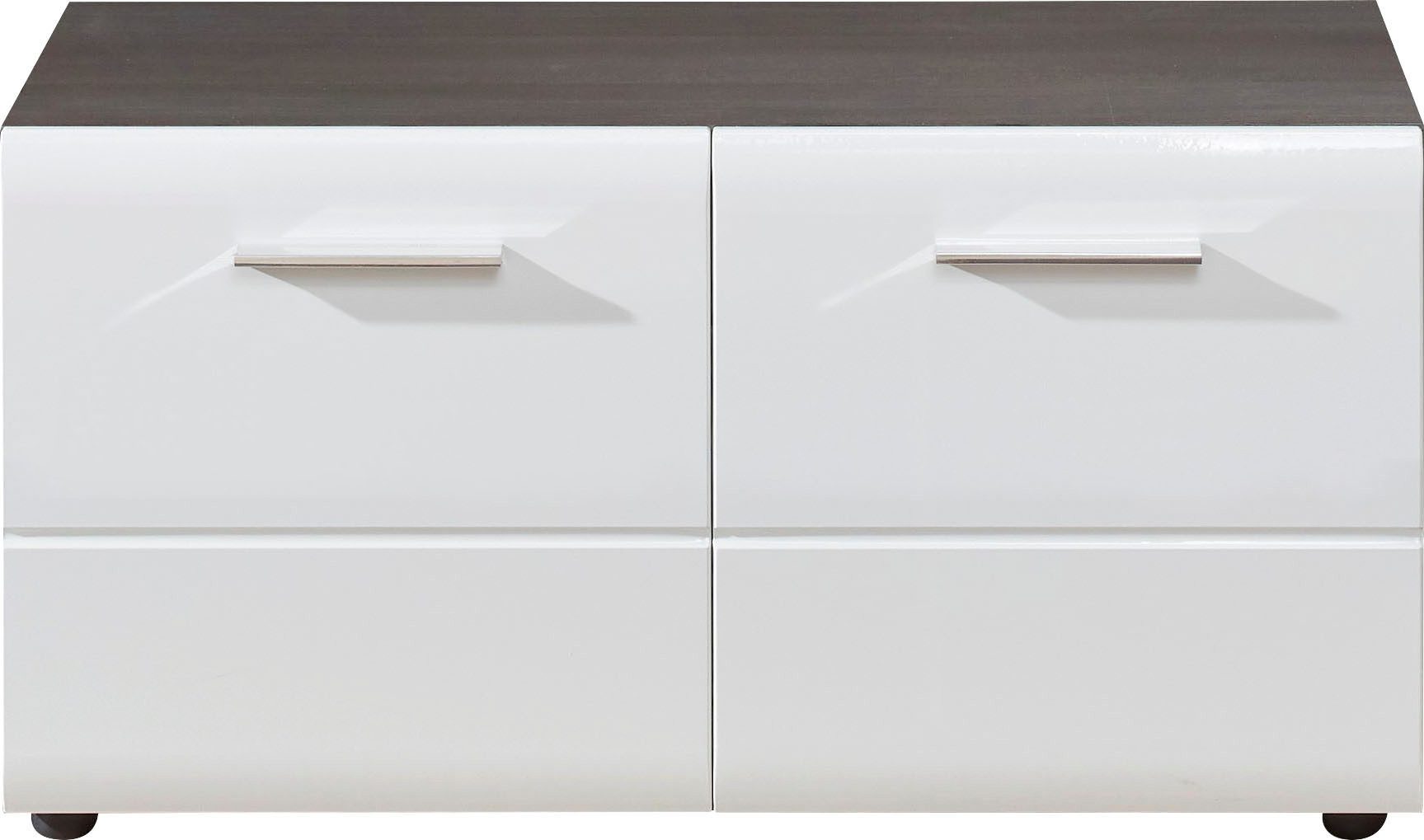 Home affaire Sitzbank Sovana, Sitzbank mit 2 Türen - (B/T/H) 80/35/41 cm