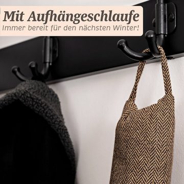 Praknu Zugluftstopper für Türen und Fenster - 1 kg schwer 90 cm Windstopper - Waschbar, 1-tlg., Effektiver Kältestopp vor Zugluft unter der Tür - Wärmedämmung