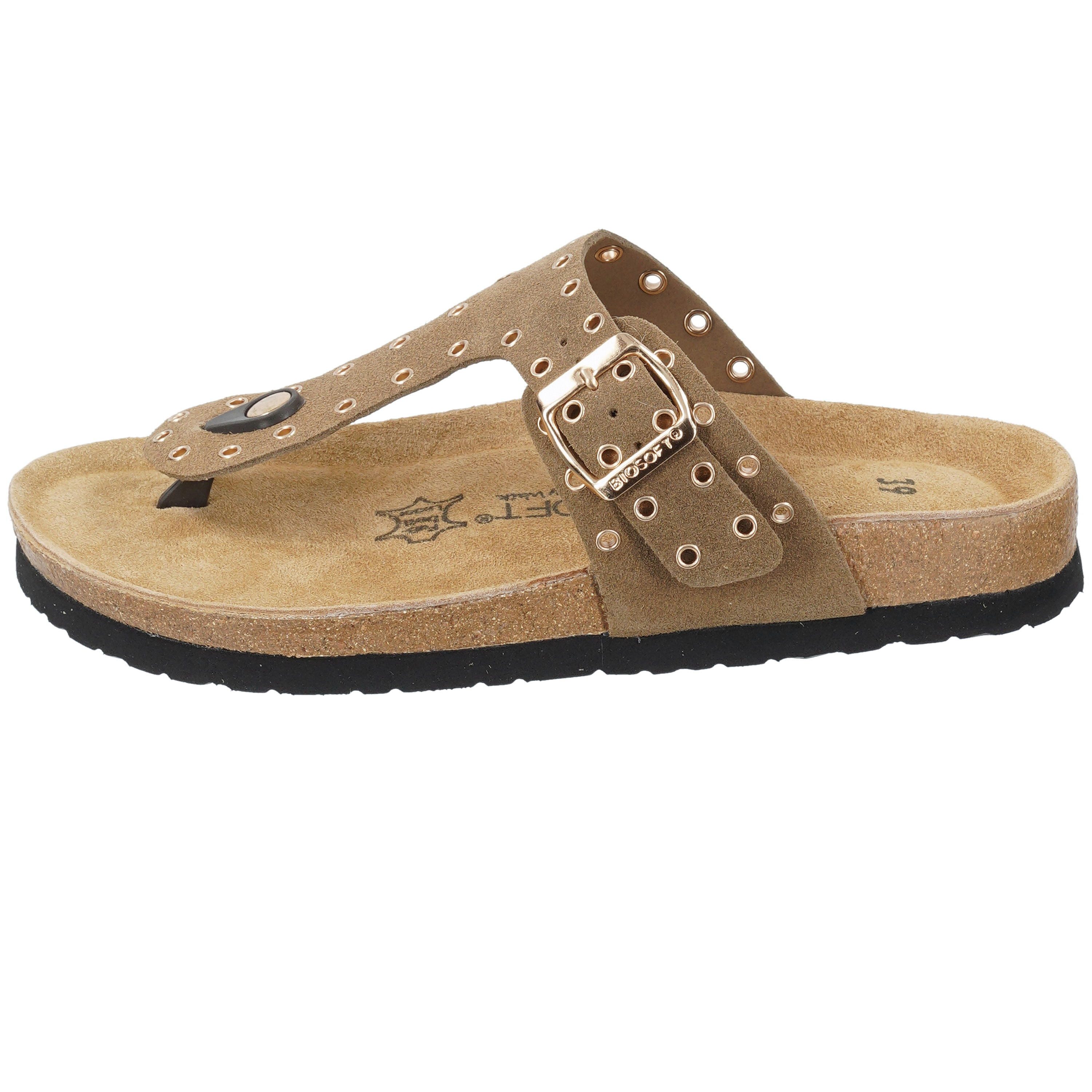 Biosoft Comfort & Easy Walk Zehentrenner Nieten Sandale