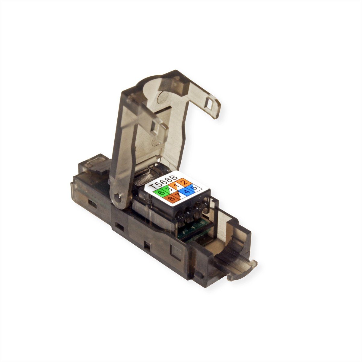 VALUE feldkonfektionierbarer RJ-45 Stecker Cat.6A (Class EA), UTP Netzwerk-Panel