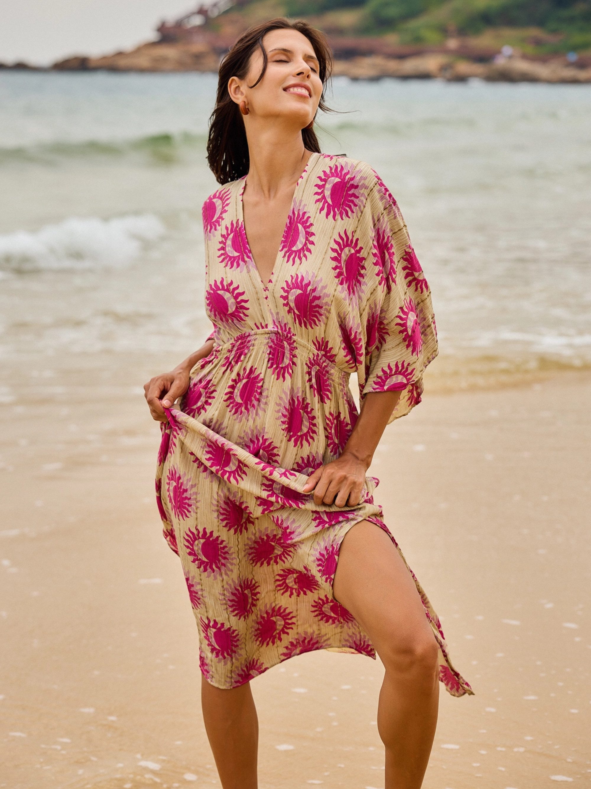 ANNIS Fashion & Accessoires Maxikleid "DELPHINE" günstig online kaufen