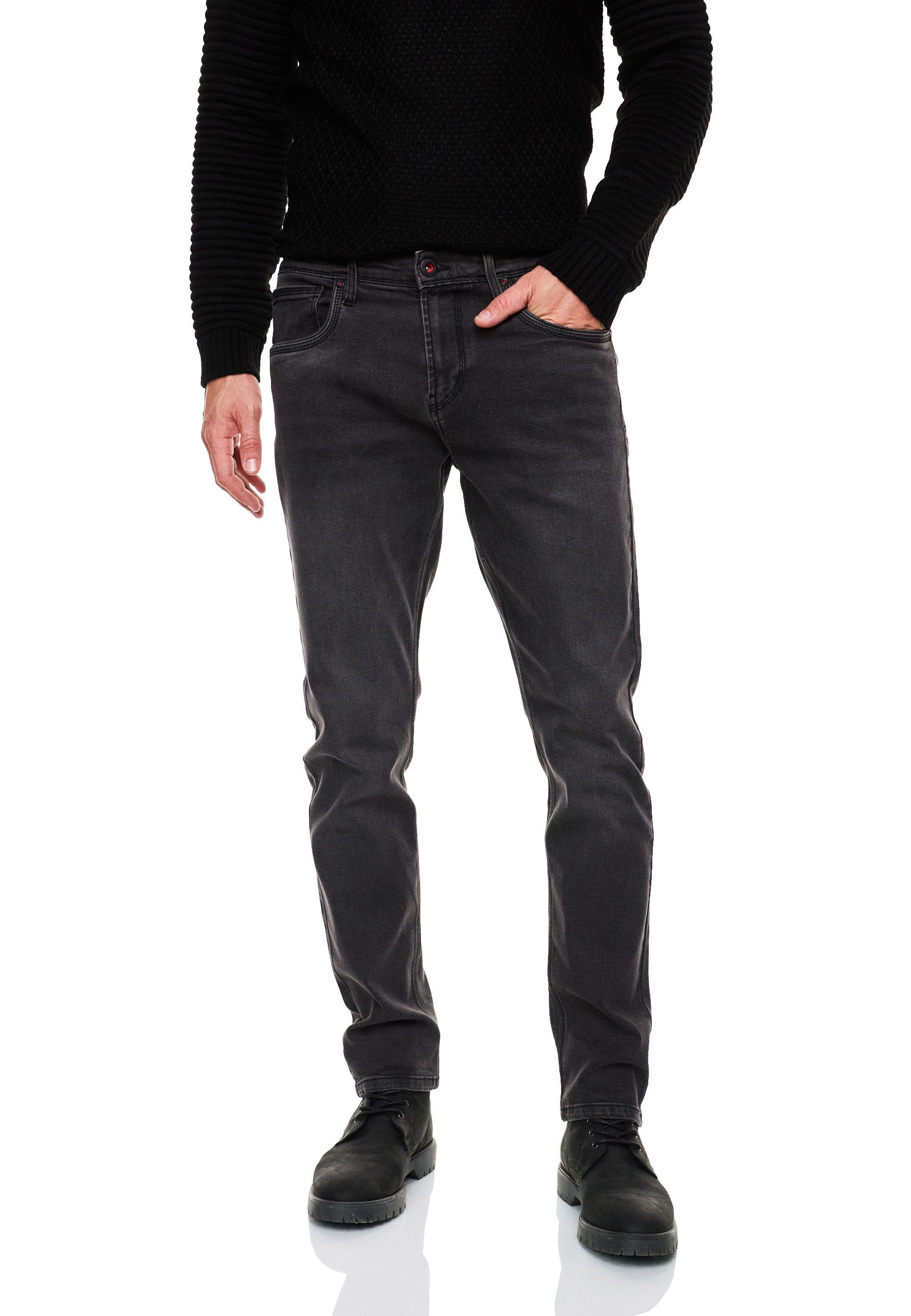 R-NEAL Slim-fit-Jeans Herren Jeanshose Cotton Stretch günstig online kaufen