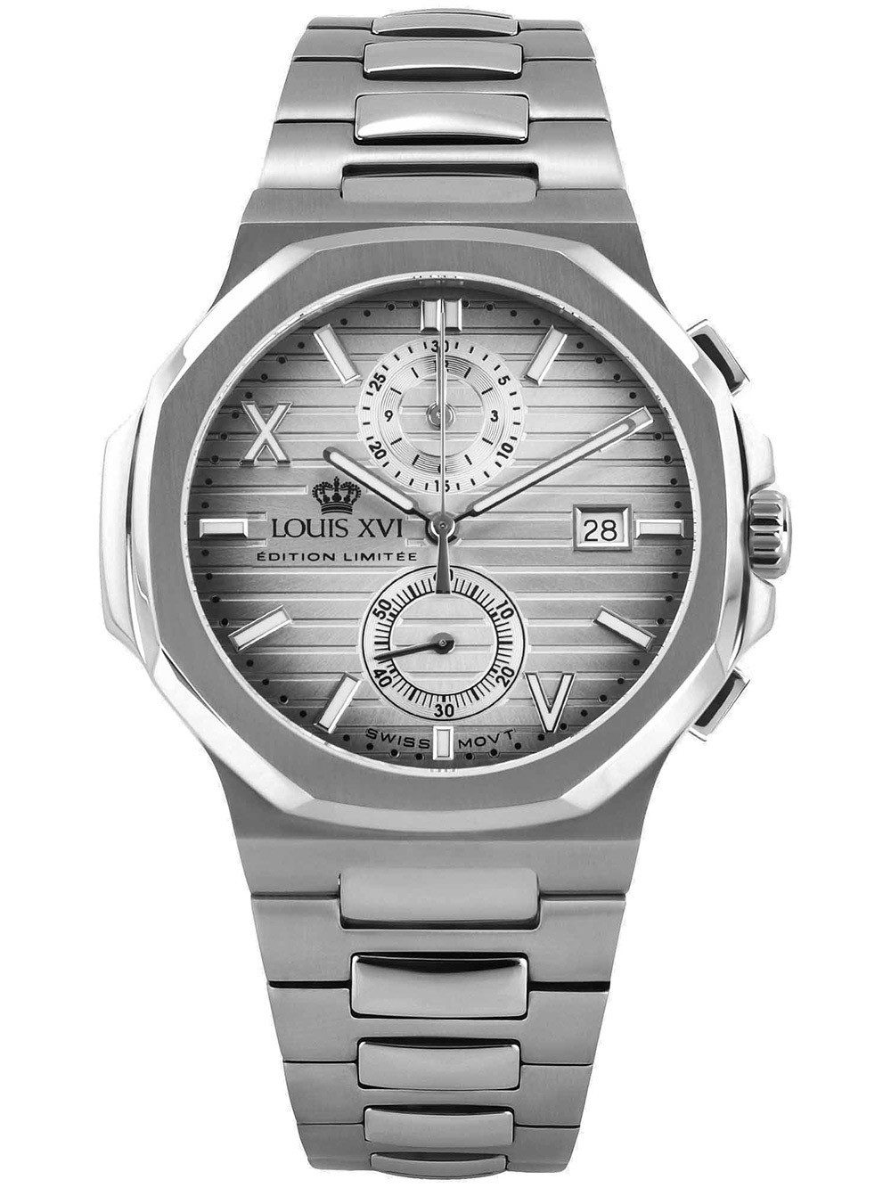 LOUIS XVI Quarzuhr Louis XVI LXVI1670 Herrenuhr Renaissance Chrono 40mm 5ATM Louis XVI LXVI1670 Herrenuhr Renaissance Chrono 40mm 5ATM