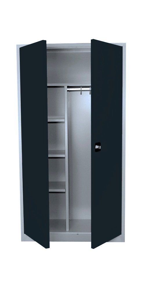Steelboxx Mehrzweckschrank mit Garderobenteil XL Spind günstig online kaufen