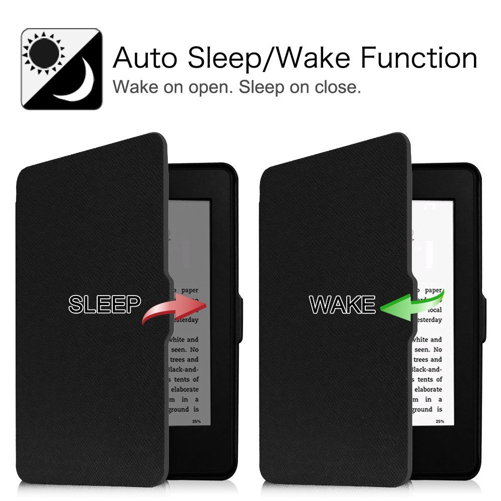 Fintie E-Reader-Hülle für 6" Kindle Paperwhite 2012-2017 (Modellnummer: EY21, DP75SDI), mit Auto Sleep/Wake(Nicht für wasserfest Kindle PW 10./ 11. Gen) – Bild 3 von 5