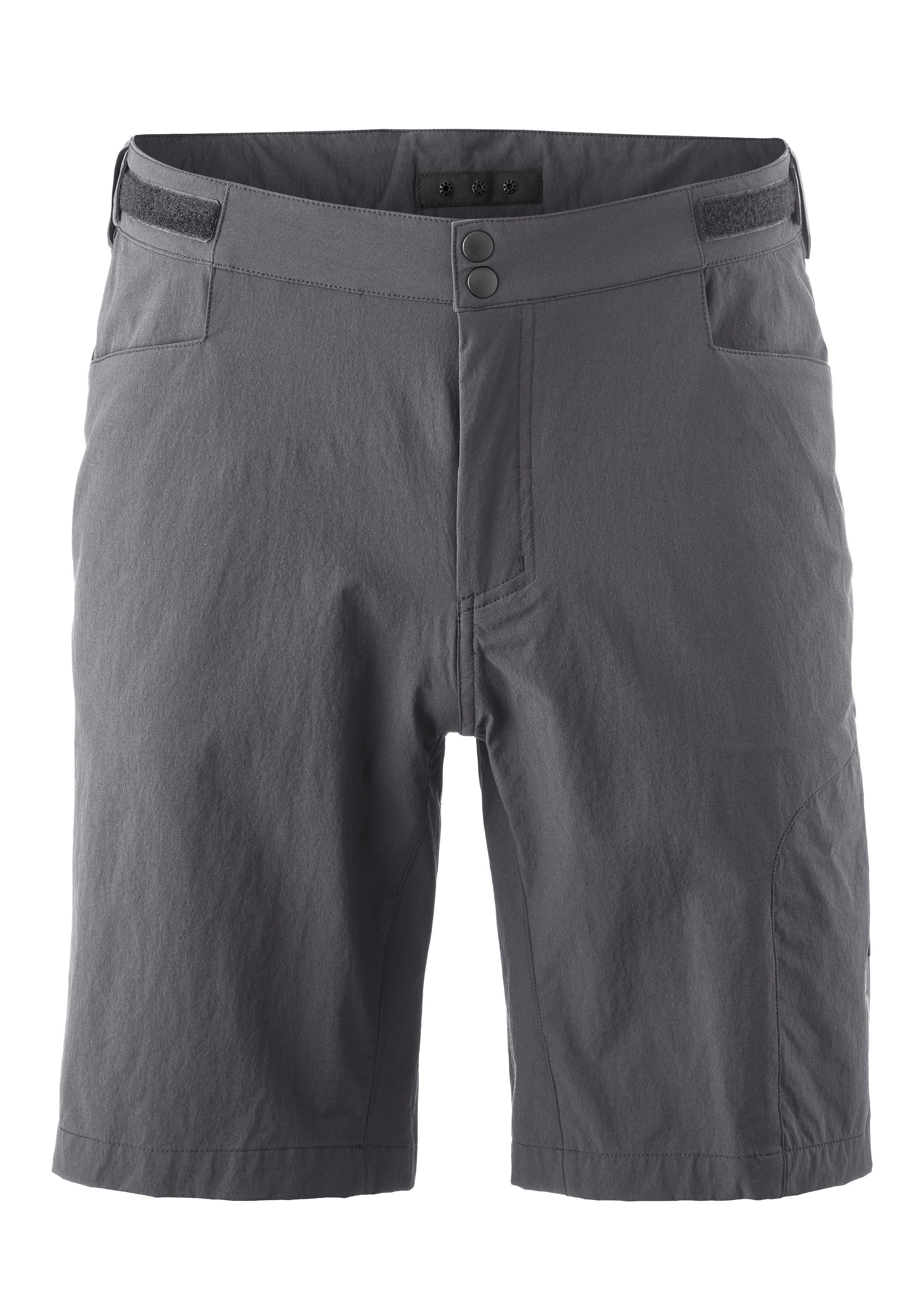 Gonso Fahrradhose Adventure Shorts M Herren Radhose mit einknöpfbarer Radunterhose mit Sitzpolster