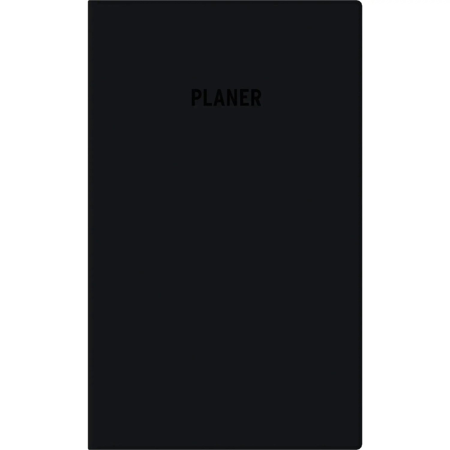 NEUMANN Taschenkalender Zettler Taschenplaner 2026 9,5x16cm 64 Seiten schwarz Bürokalender...