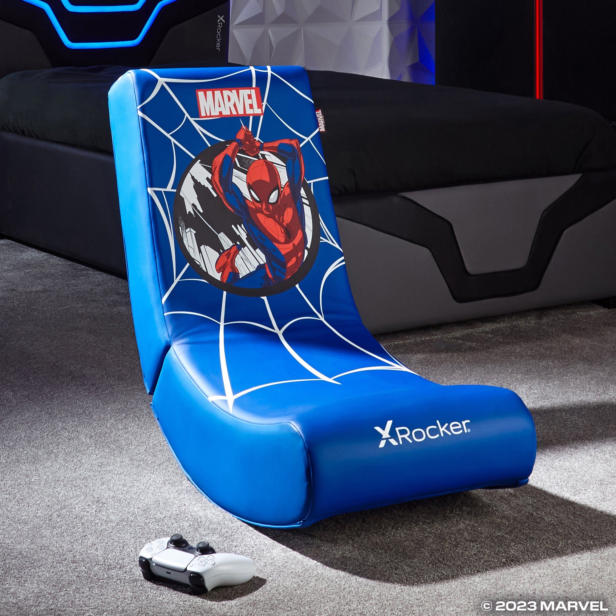 X Rocker Kindersessel Marvel Spider-Man Floor Rocker Bodensessel, Für Kinder