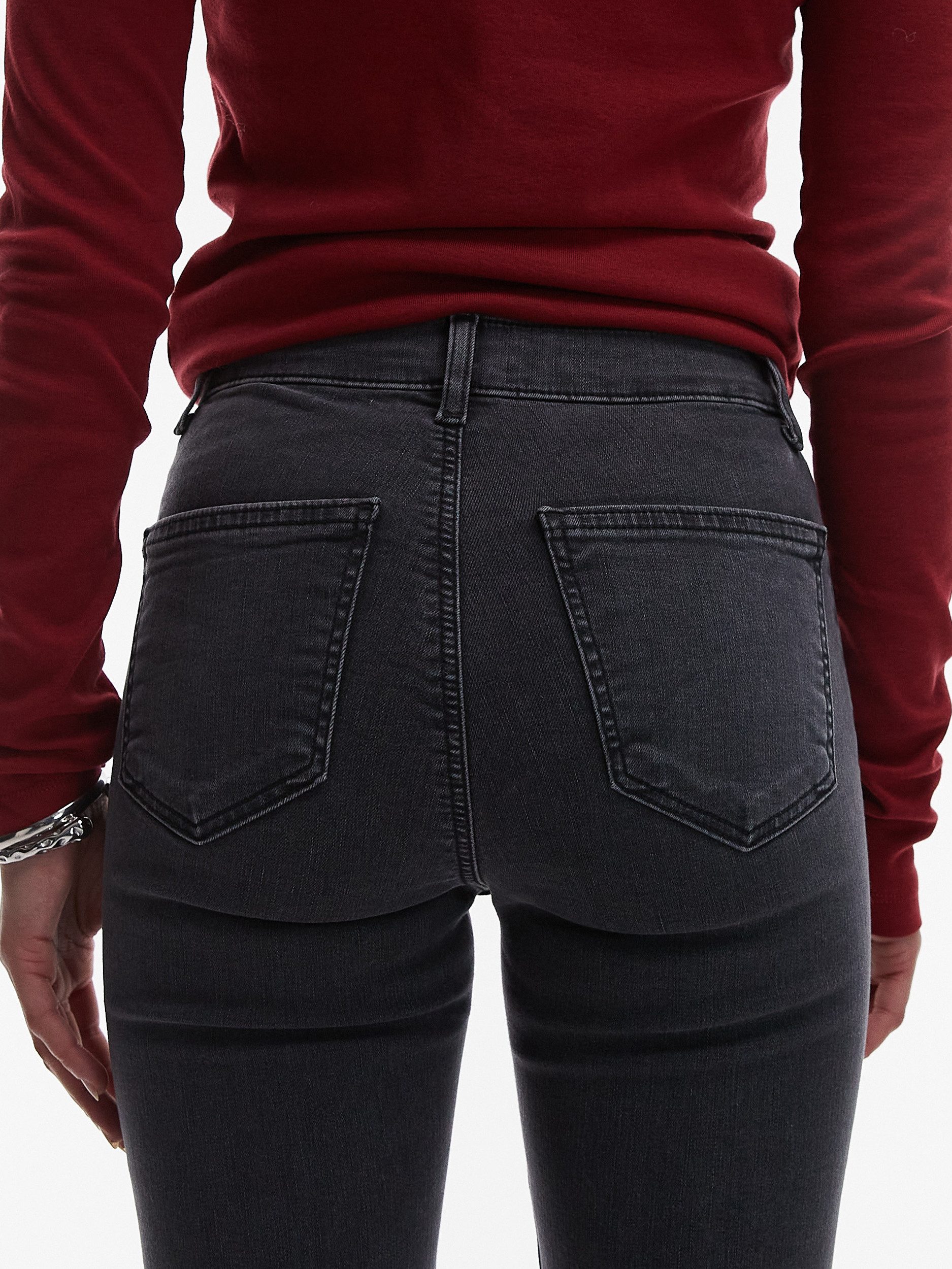TOPSHOP Skinny-fit-Jeans TSJONI HR SKINNY DNM JEANS BLW NOOS Baumwollmischung, skinny fit, high waist